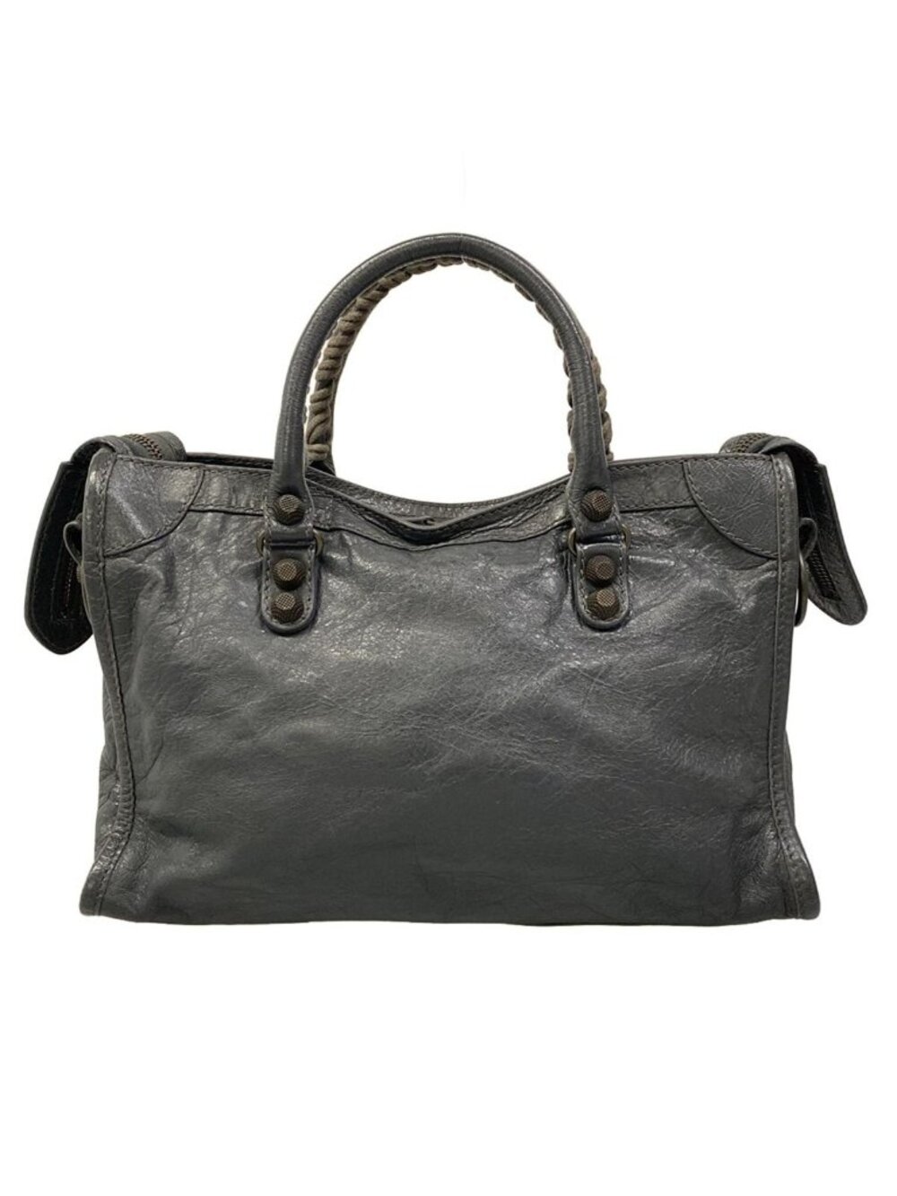 Balenciaga Handbag Giant 12 City Dark Gray Leather - Picture 3 of 15